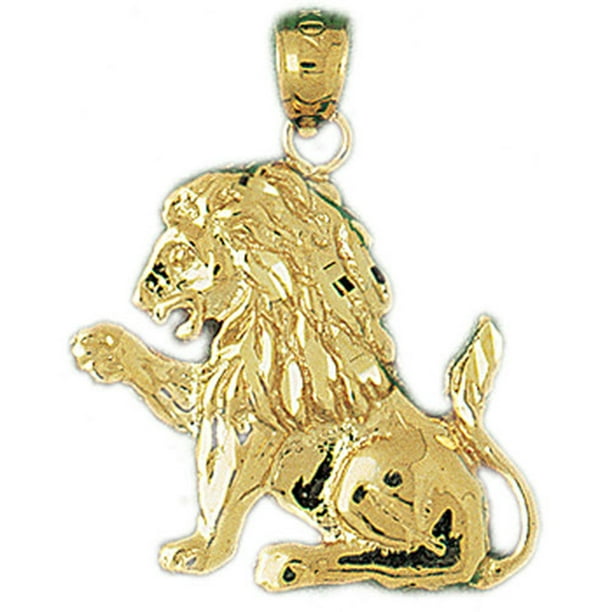 Jewels Obsession Lion Necklace 14K Yellow Gold-plated 925 Silver Lion Pendant with 18 Necklace Jewels Obsession Lion Necklace 14K Yellow Gold-plated 925 Silver Lion Pendant with 18 Necklace